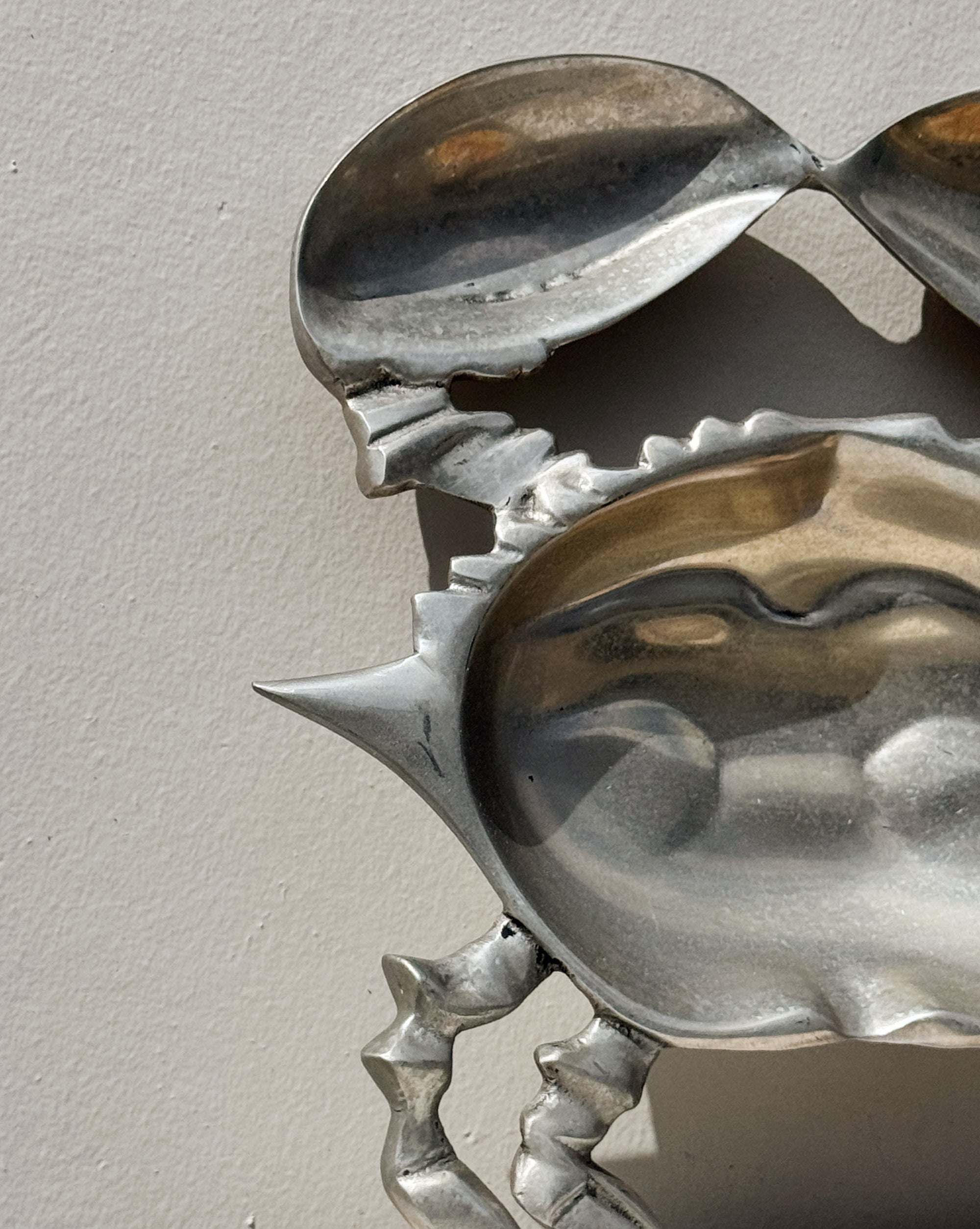 Pewter Metal Crab Dish - Hey Jude