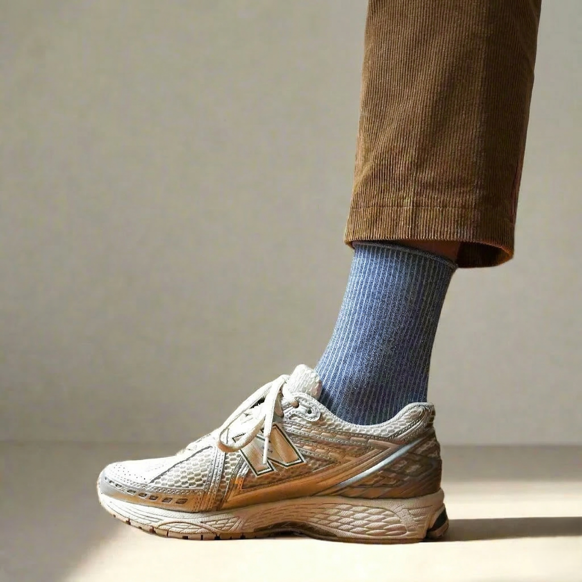 KLUE - KLUE Glitter Lurex socks in eco-friendly Lyocell | Mineral Blue: 36-40 - Hey Jude
