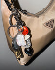 Sea + Pattern | Pearl Charm Keychain