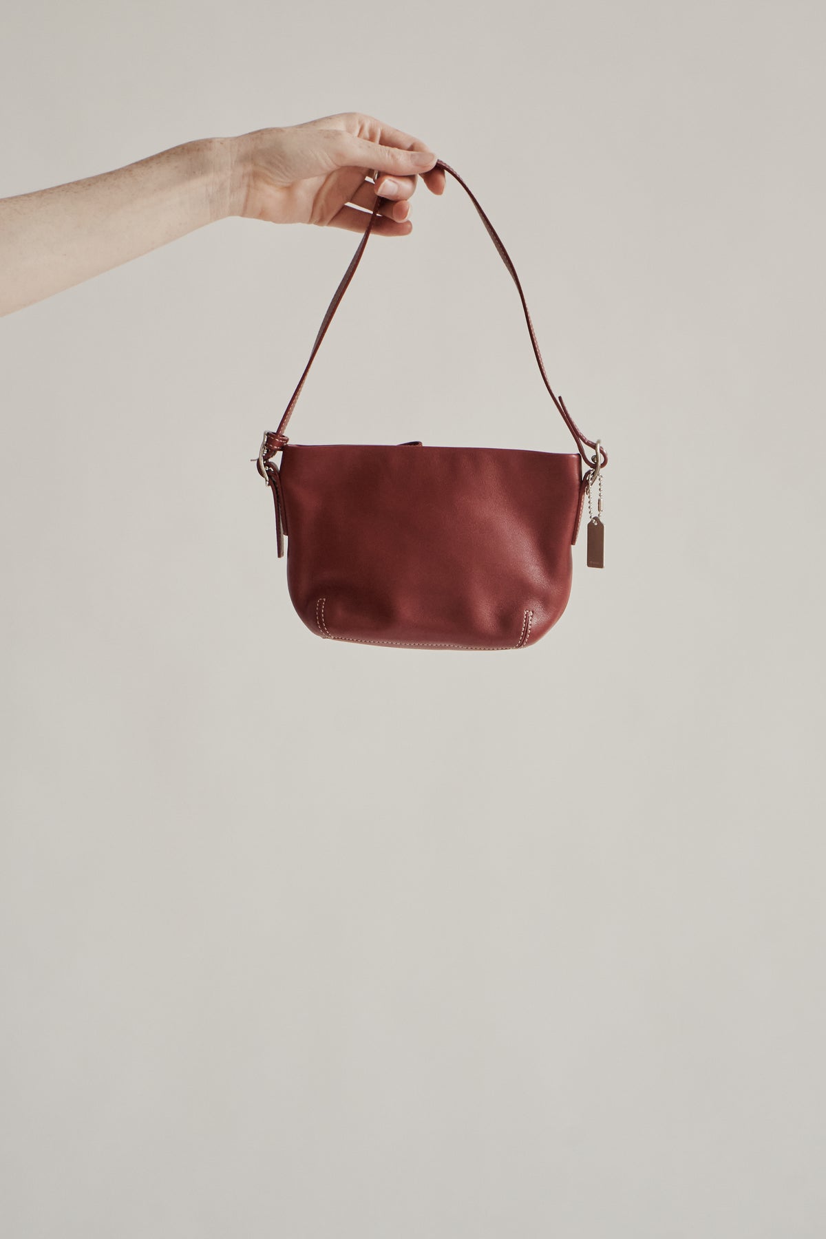 Coach Red Leather Mini Purse