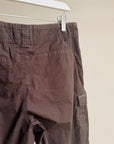 Espresso Cotton Long Shorts