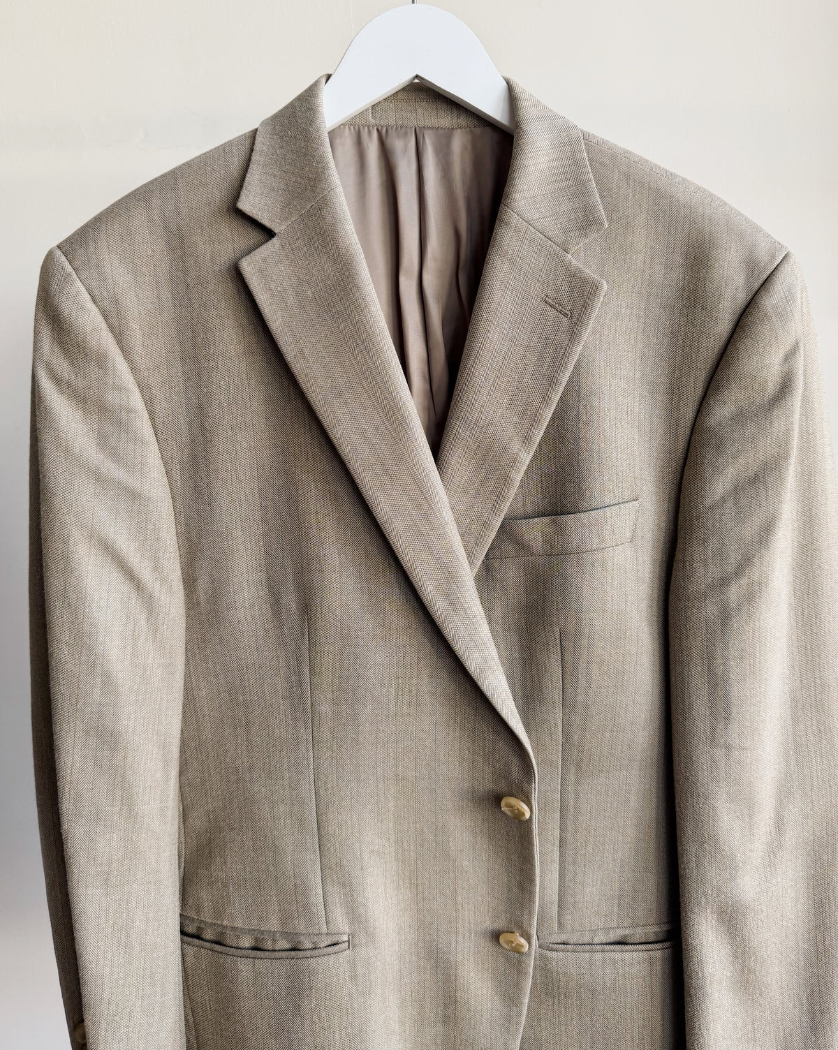 Ash Silk + Wool Boxy Blazer