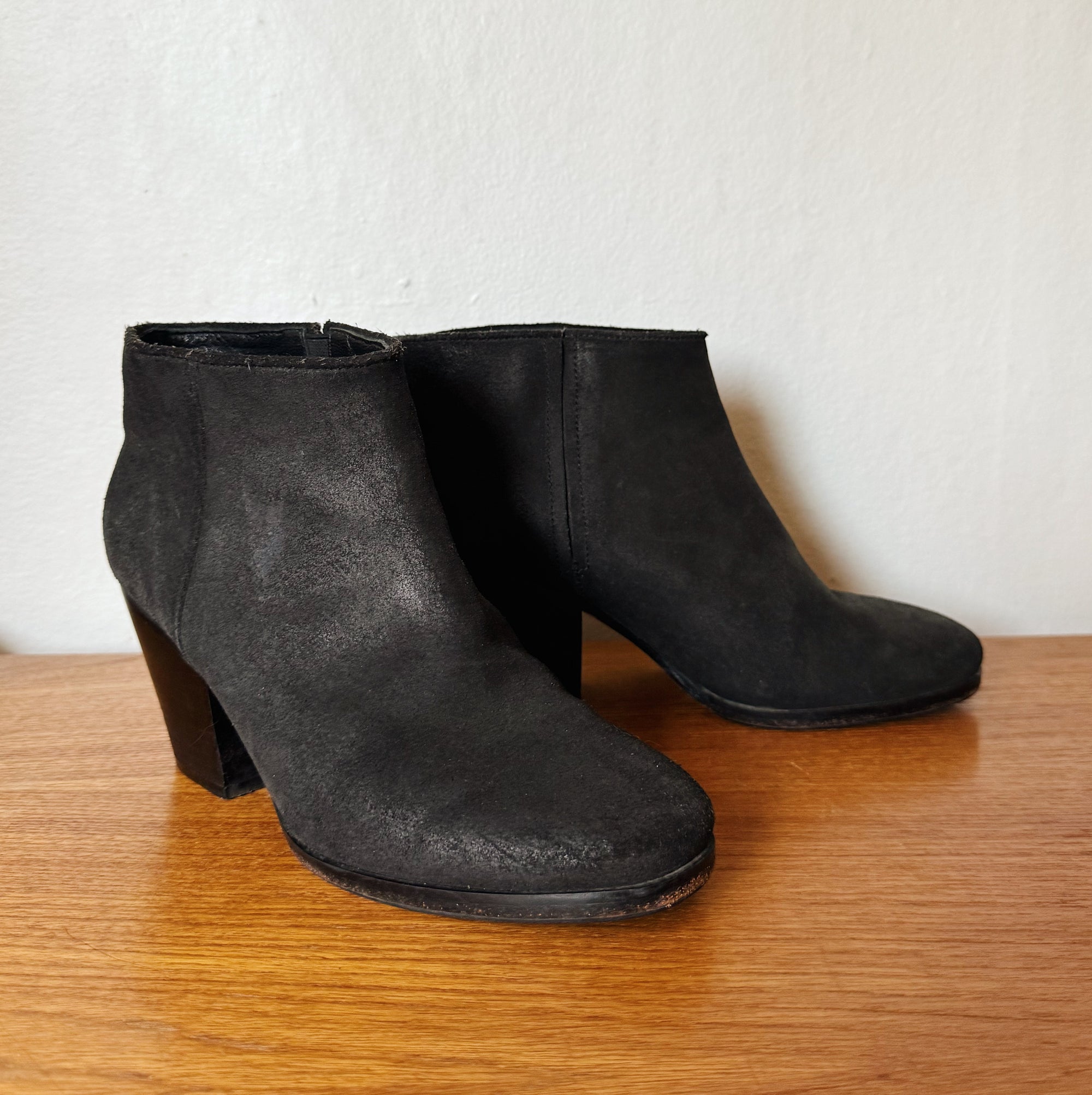 Rachel Comey Black Suede Ankle Boots | Size 7 - Hey Jude
