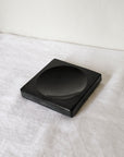 Brutalist Black Marble Tray