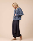 TBCo - Cotton Shirt in Blue Stripe: S - Hey Jude