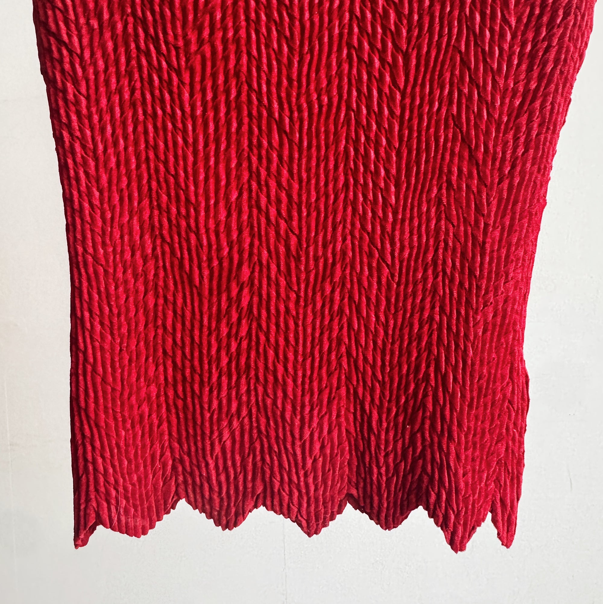 Ruby Velvet Pleated Top - Hey Jude