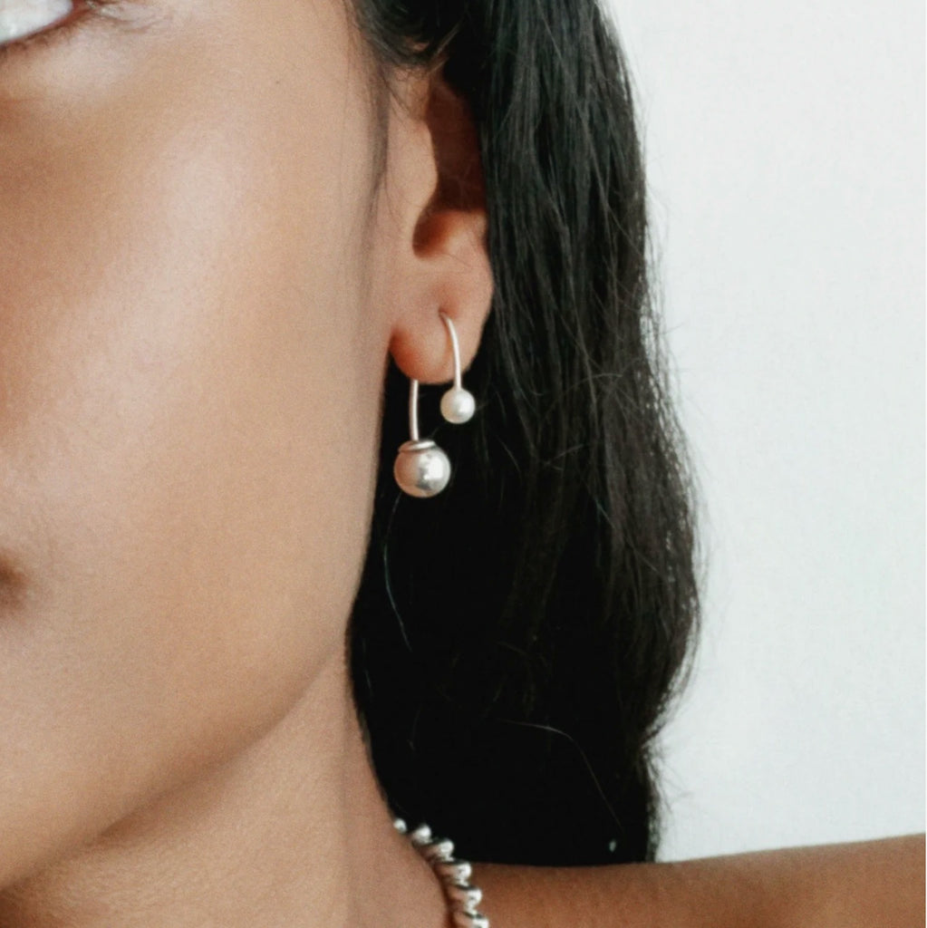 Wolf Circus Beatrice Earrings in Silver Hey Jude