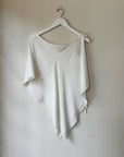 hijulez | Silk Shawl in Ivory