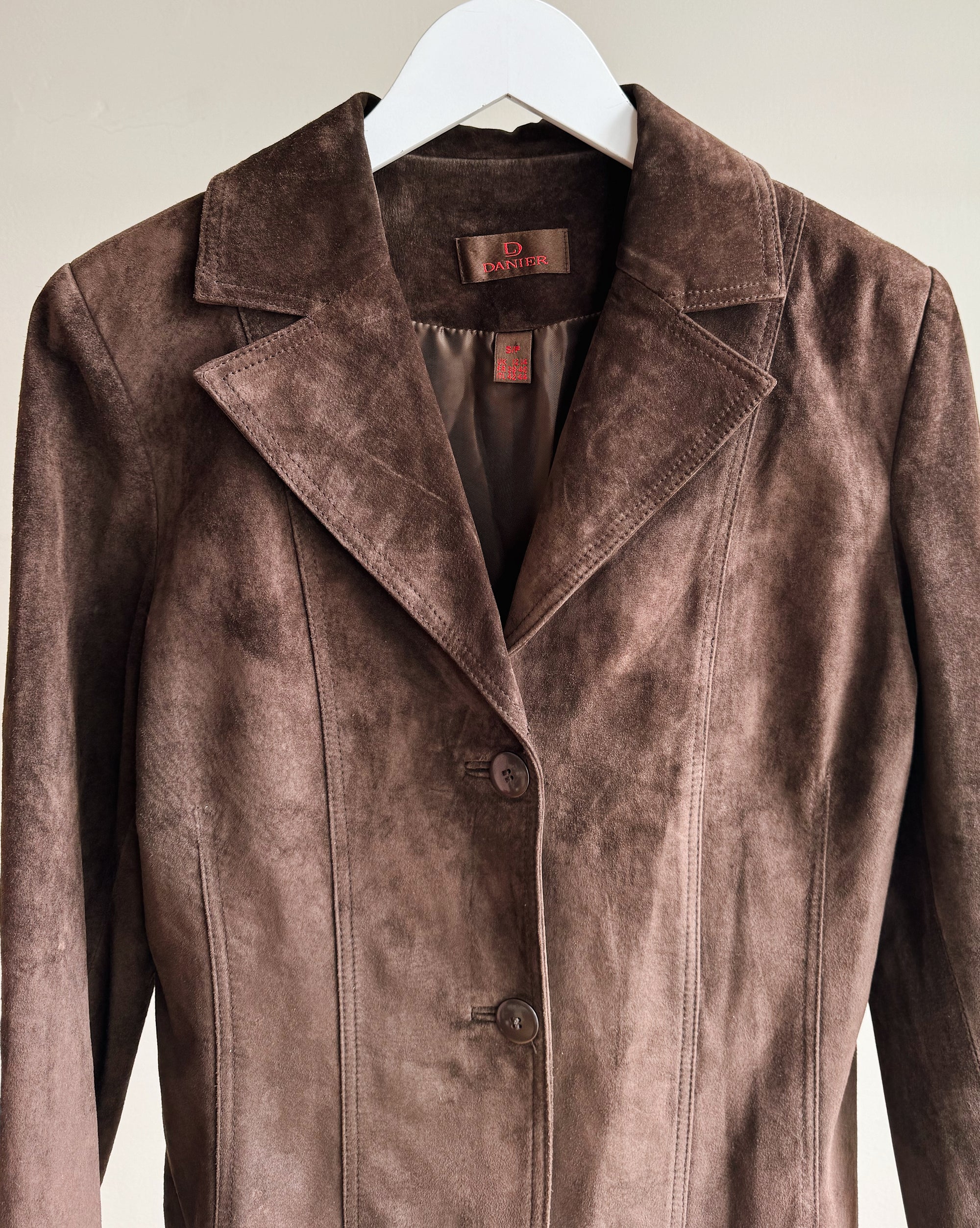 Espresso Suede Blazer