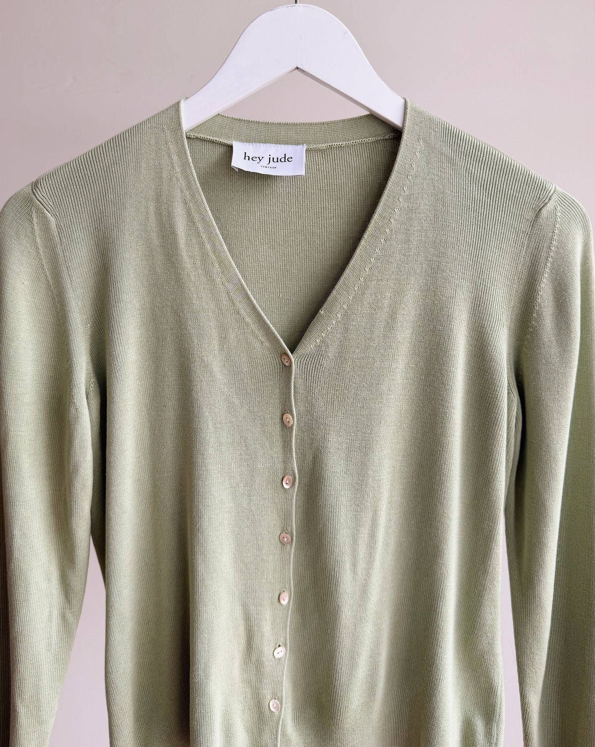 Sage Silk Knit Cardigan - Hey Jude