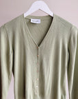 Sage Silk Knit Cardigan - Hey Jude