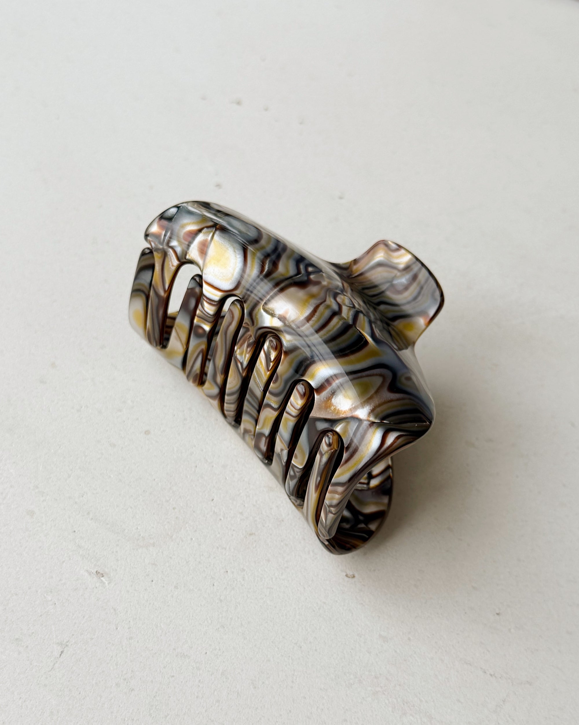 Parcelona | Earthy Swirl 3" Tube Hair Claw