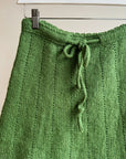 Clover Panelled Wool Knit Skirt