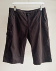 Espresso Cotton Long Shorts