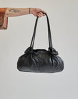 Ink Leather Dumpling Bag - Hey Jude