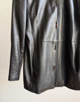 Danier Onyx Minimal Leather Jacket - Hey Jude