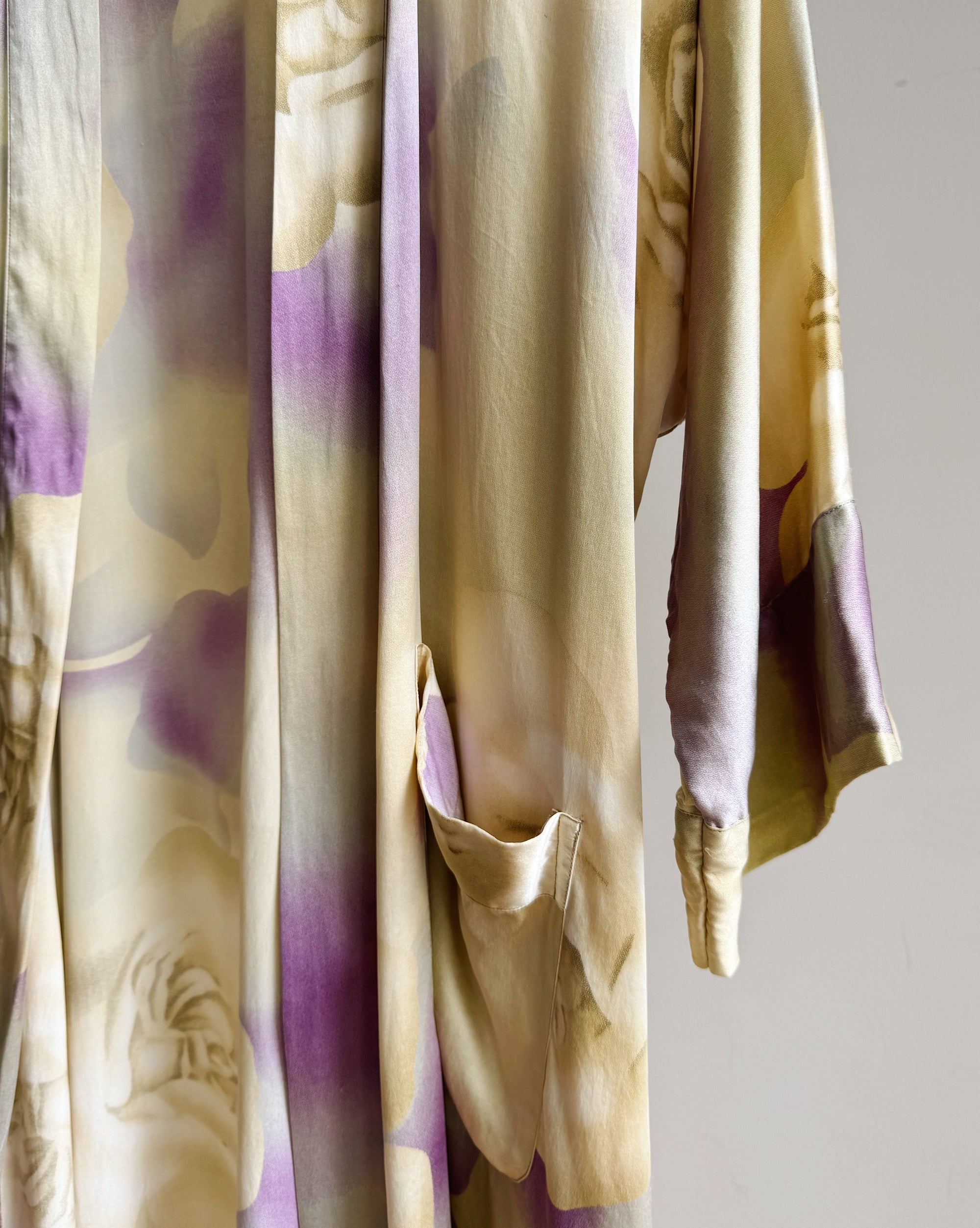 Floral Watercolour Silk Duster