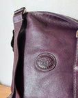 Grape Leather Y2K Utility Crossbody - Hey Jude