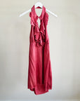 Marciano Silk Halter Dress