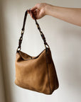 Coach Tan Folded Shoulder Bag