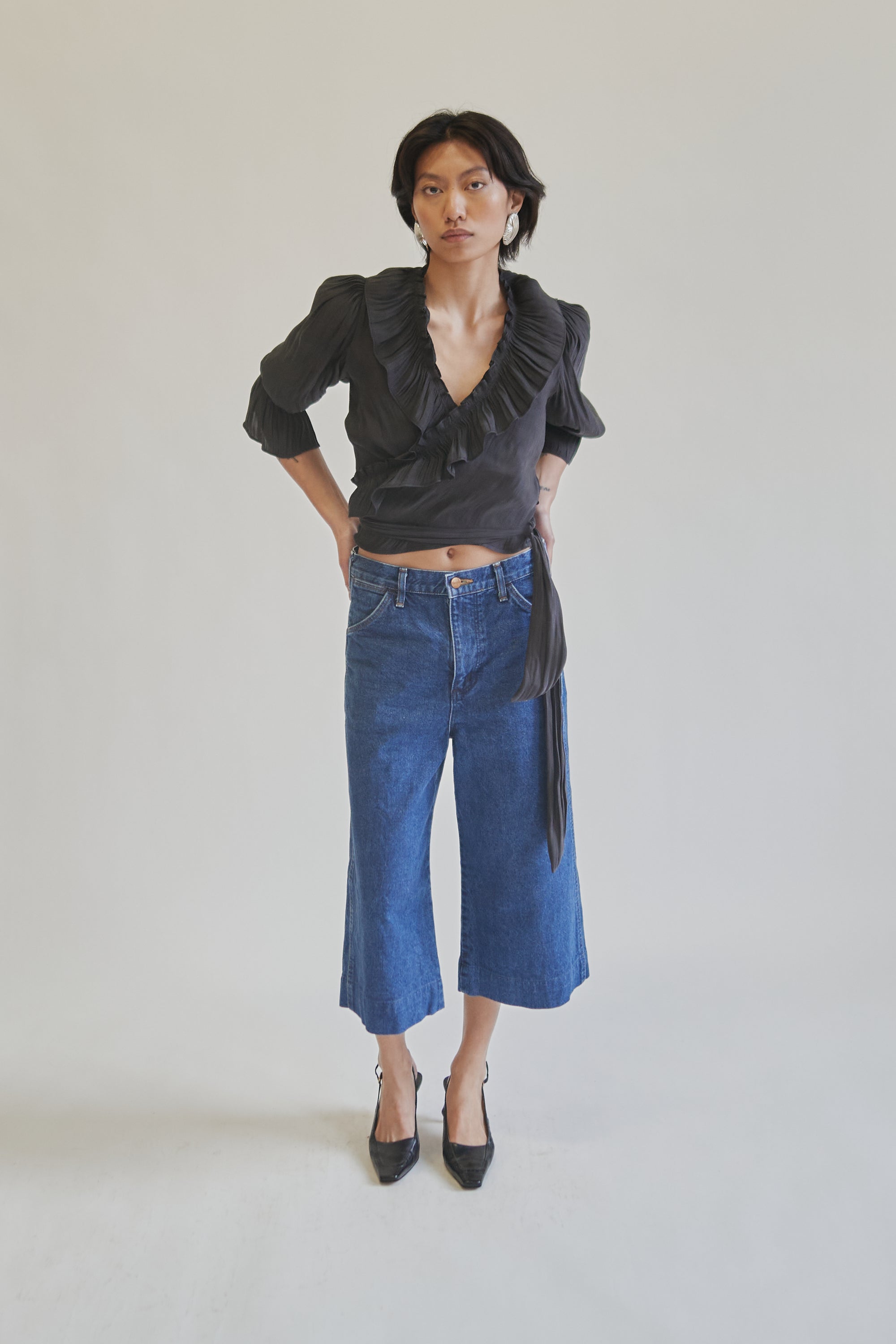 Wrangler Denim Mid-Length Culottes - Hey Jude