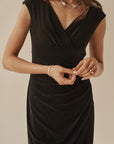 Black Ruched Ralph Lauren Dress - Hey Jude