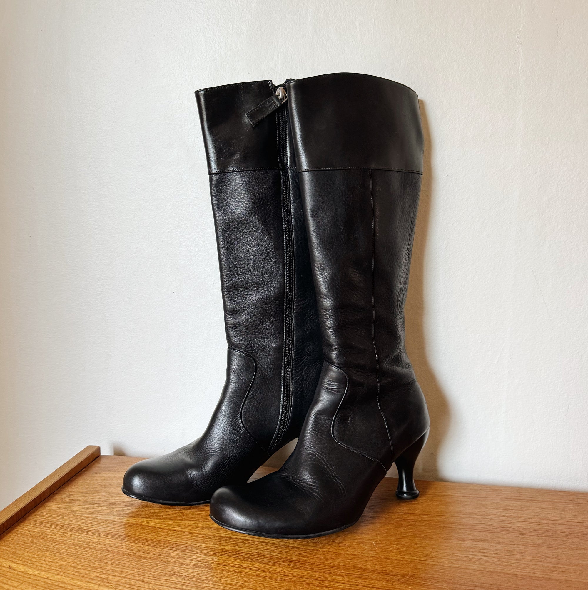 John Fleuvog Leather Knee High Boots | Size 9 - Hey Jude