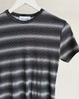 Charcoal Stripe Knit Tee