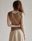Biscotti Silk Ribbed Net Top - Hey Jude