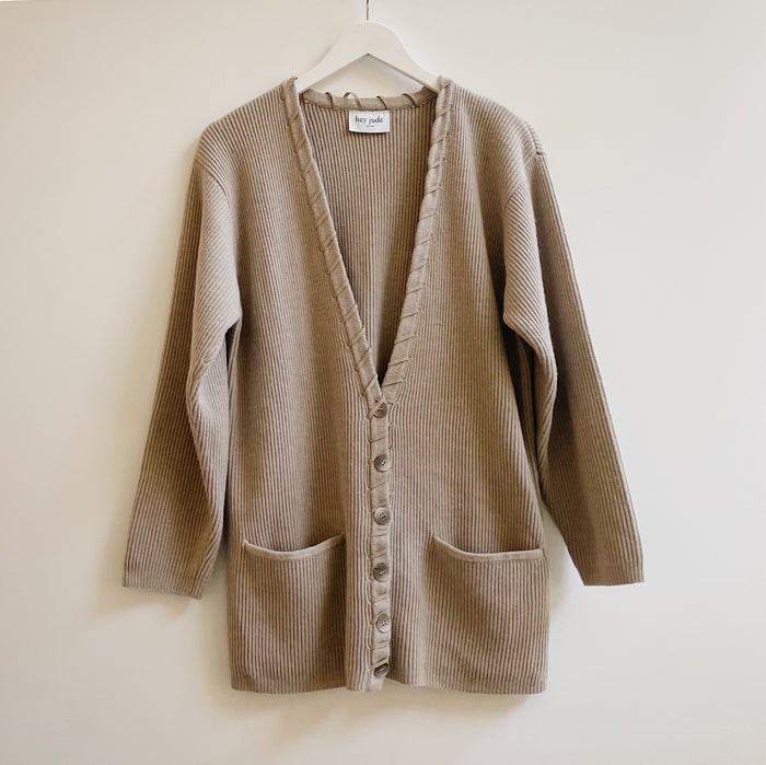 Dust Wool Laced Cardigan