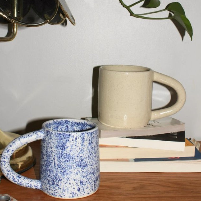 Cream Glossy Ceramic Mug