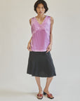 Orchid Silk V-neck Tank - Hey Jude