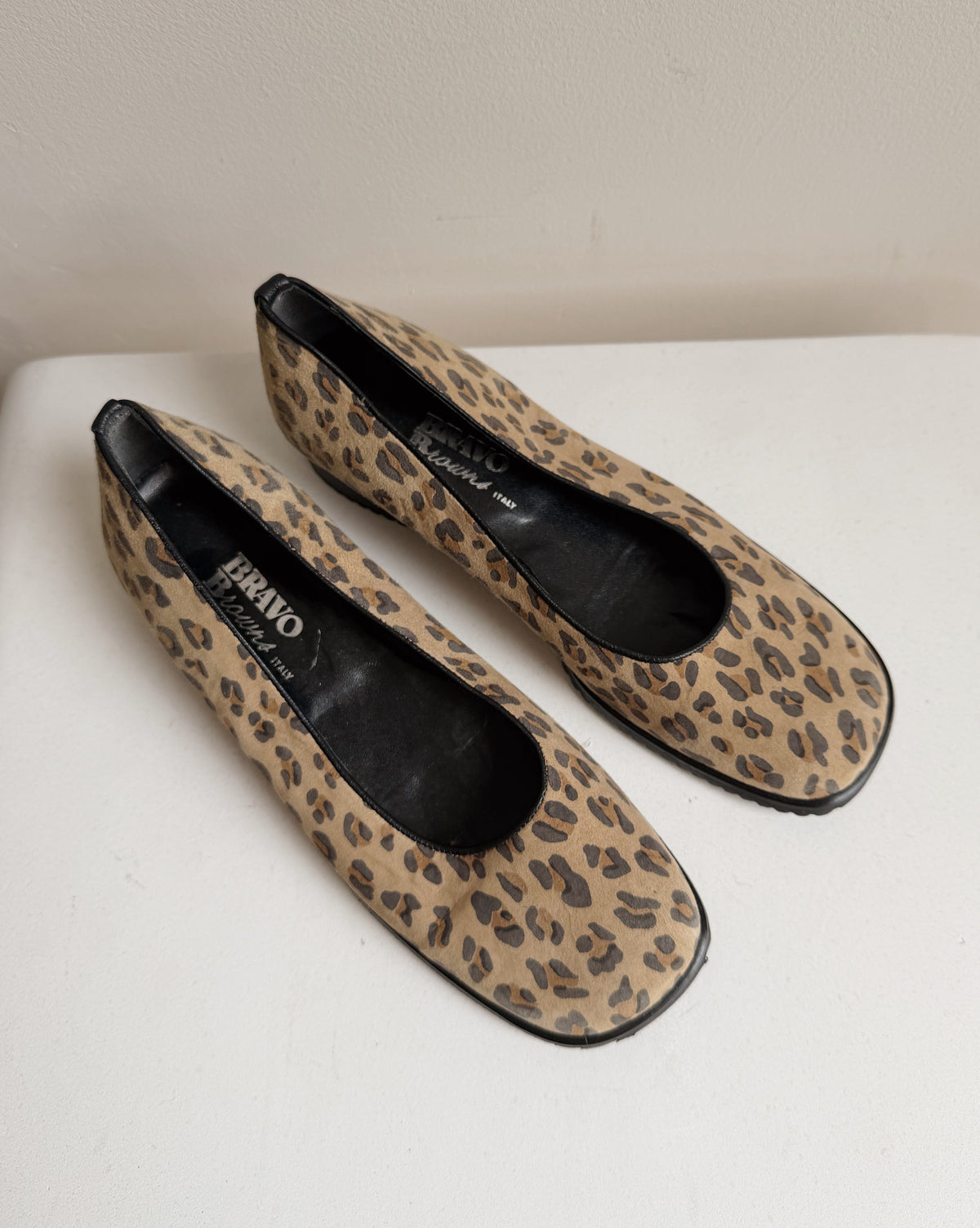 Leopard Print Slip On Loafers | Size 37
