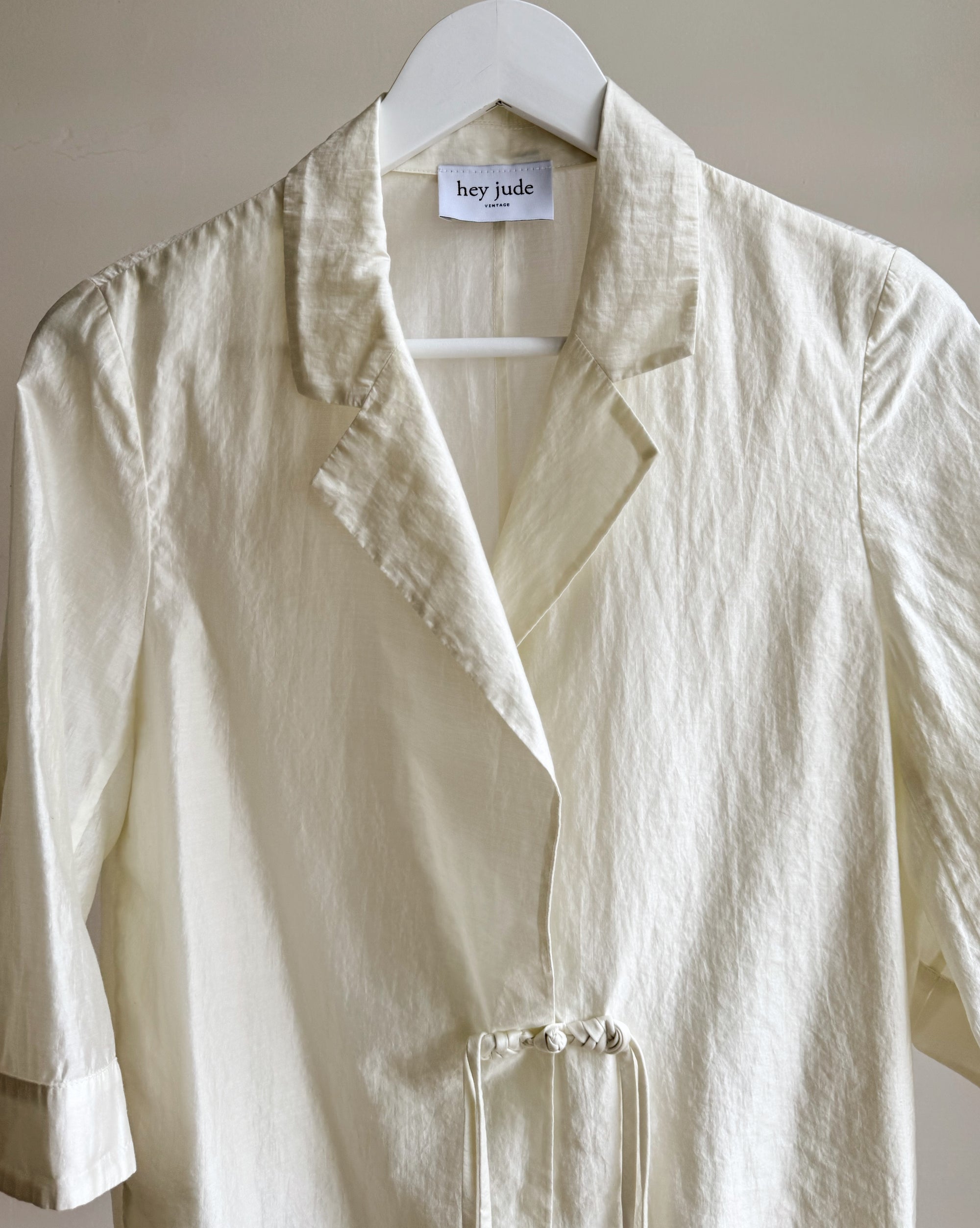 Ivory Woven Tassel Top - Hey Jude