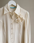 Guess by Marciano Ivory Silk Blouse - Hey Jude