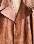 Pecan Leather Jacket