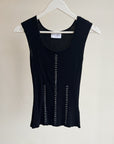 Black Slinky Knit Tank