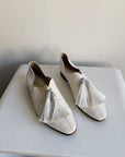 Ivory Pony Hair Tassel Loafers  | Size 8.5