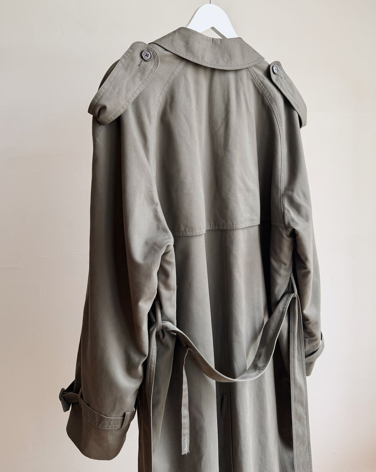 Moss Cotton Utilitarian Trench Coat - Hey Jude
