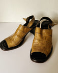Shitaki Leather Slingback Sandals | Size 39 - Hey Jude