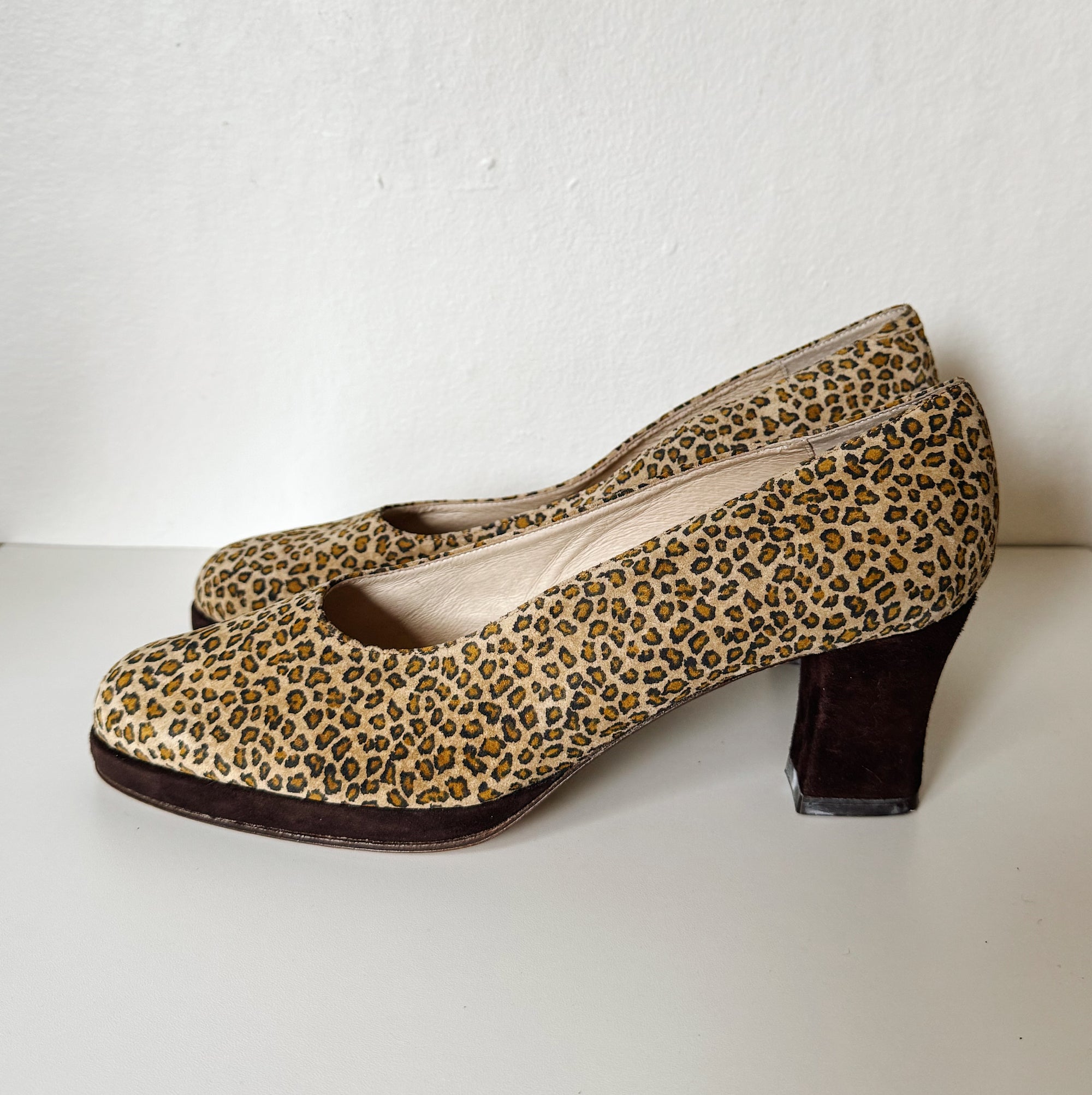 Leopard Print Suede Pumps | Size 39 - Hey Jude