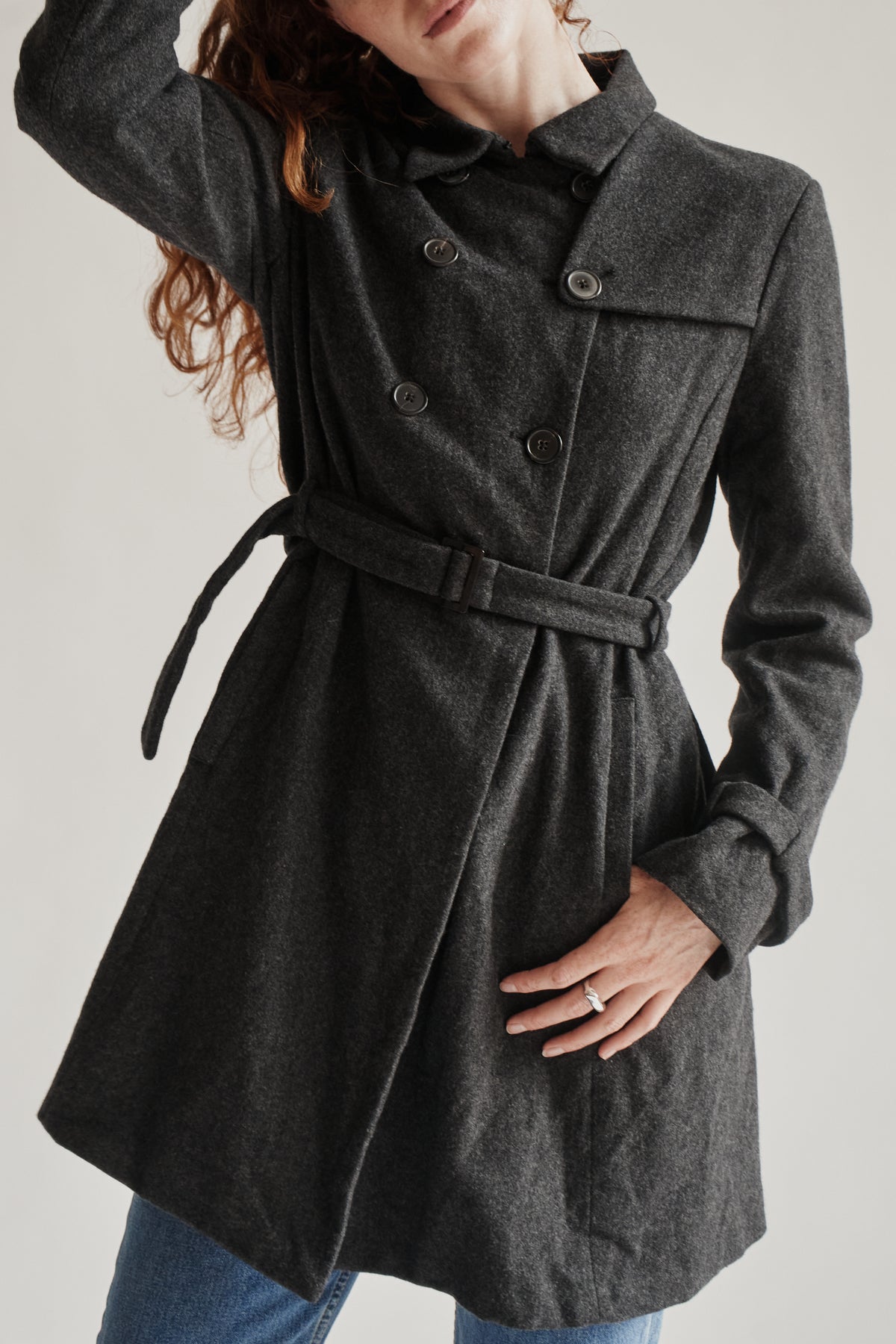 Jil Sander Wool + Cashmere 90s Trench Coat - Hey Jude