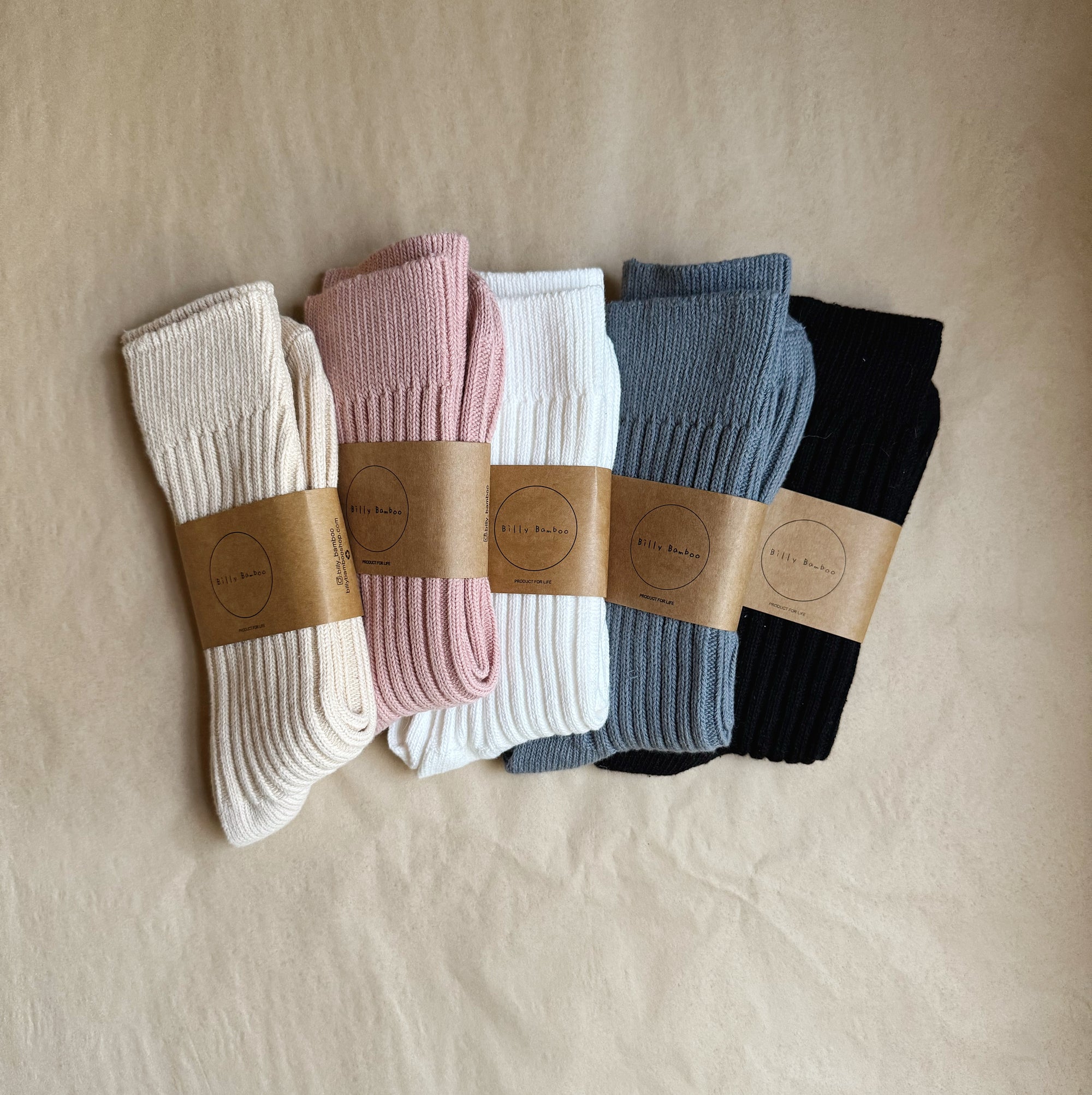 Billy Bamboo | Ribbed Cotton Socks