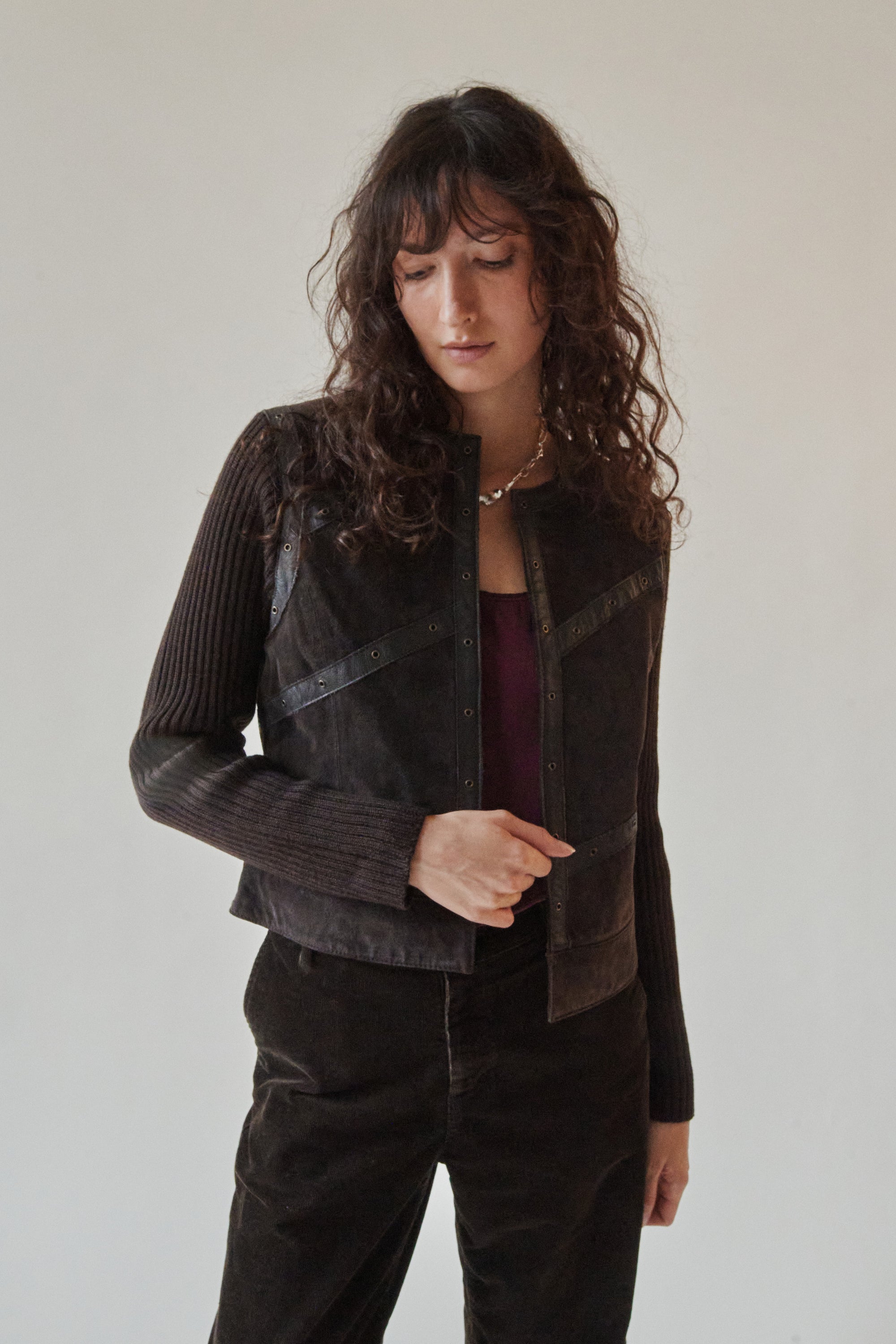 Espresso Rivot Suede Jacket