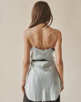 Sky Silk Slip Dress