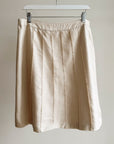 Pearl Tone Pleat Skirt
