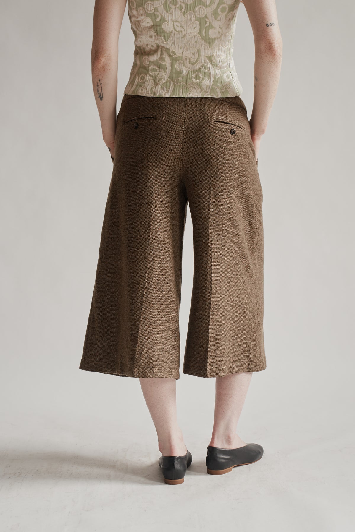 Moss Cashmere Silk Culotte - Hey Jude