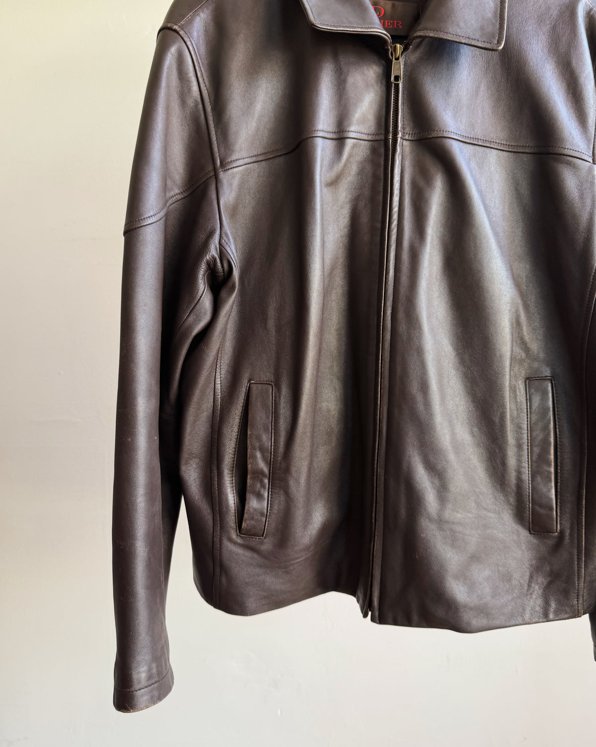 Danier Espresso Leather Jacket - Hey Jude
