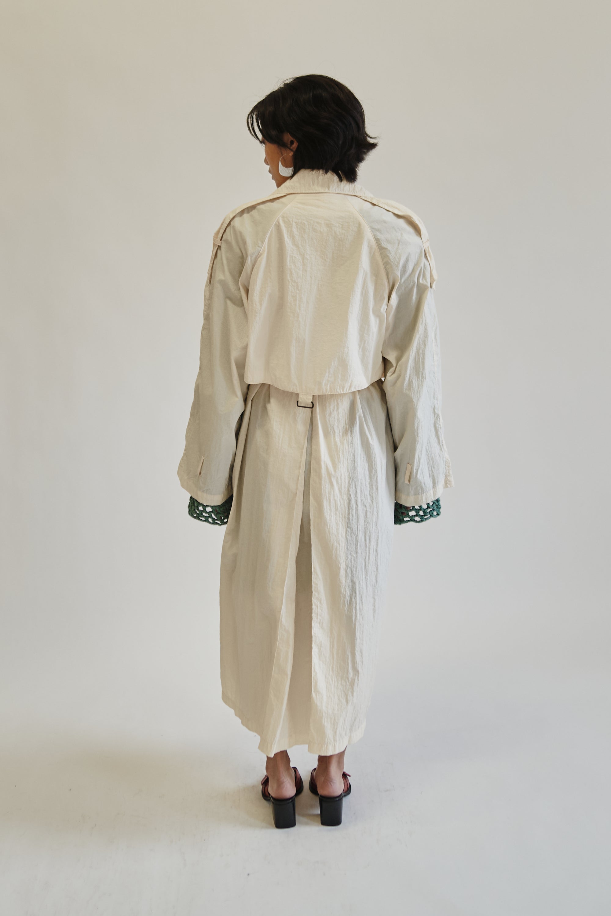 Butter Lightweight Nylon Trench Coat - Hey Jude