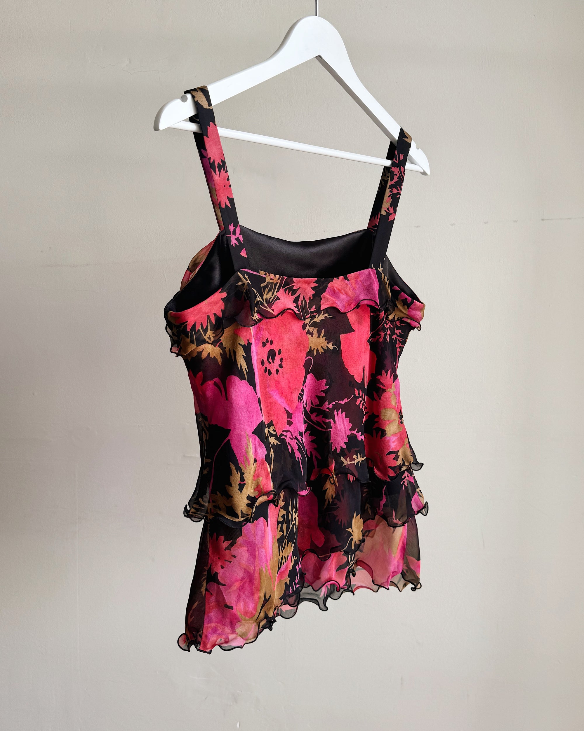 Dusk Floral Silk Top